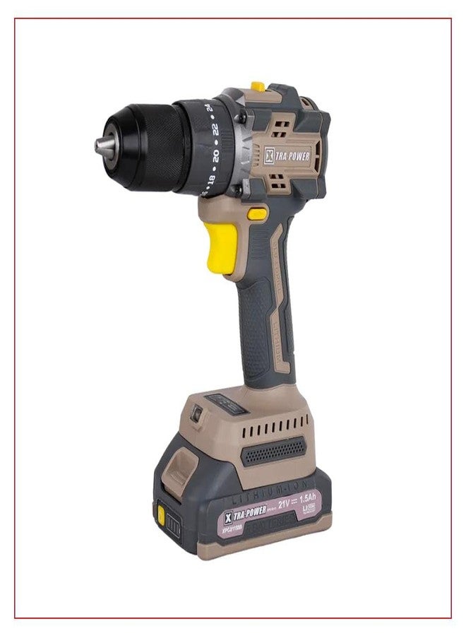 Xtra Power BRUSHLESS IMPACT DRILL 13 MM XPC-ID-01, Yellow - Image 1